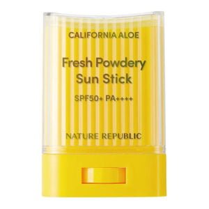 Nature republic aloe fresh powdery sunscreen UV sun stick SPF50+ PA+++